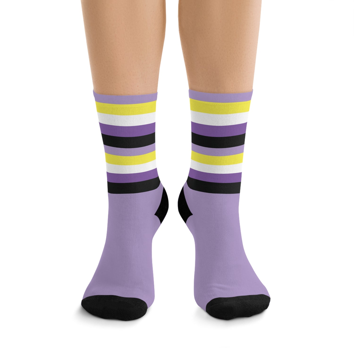 Non-binary Stripe Flag Socks - Pride 365 Collection