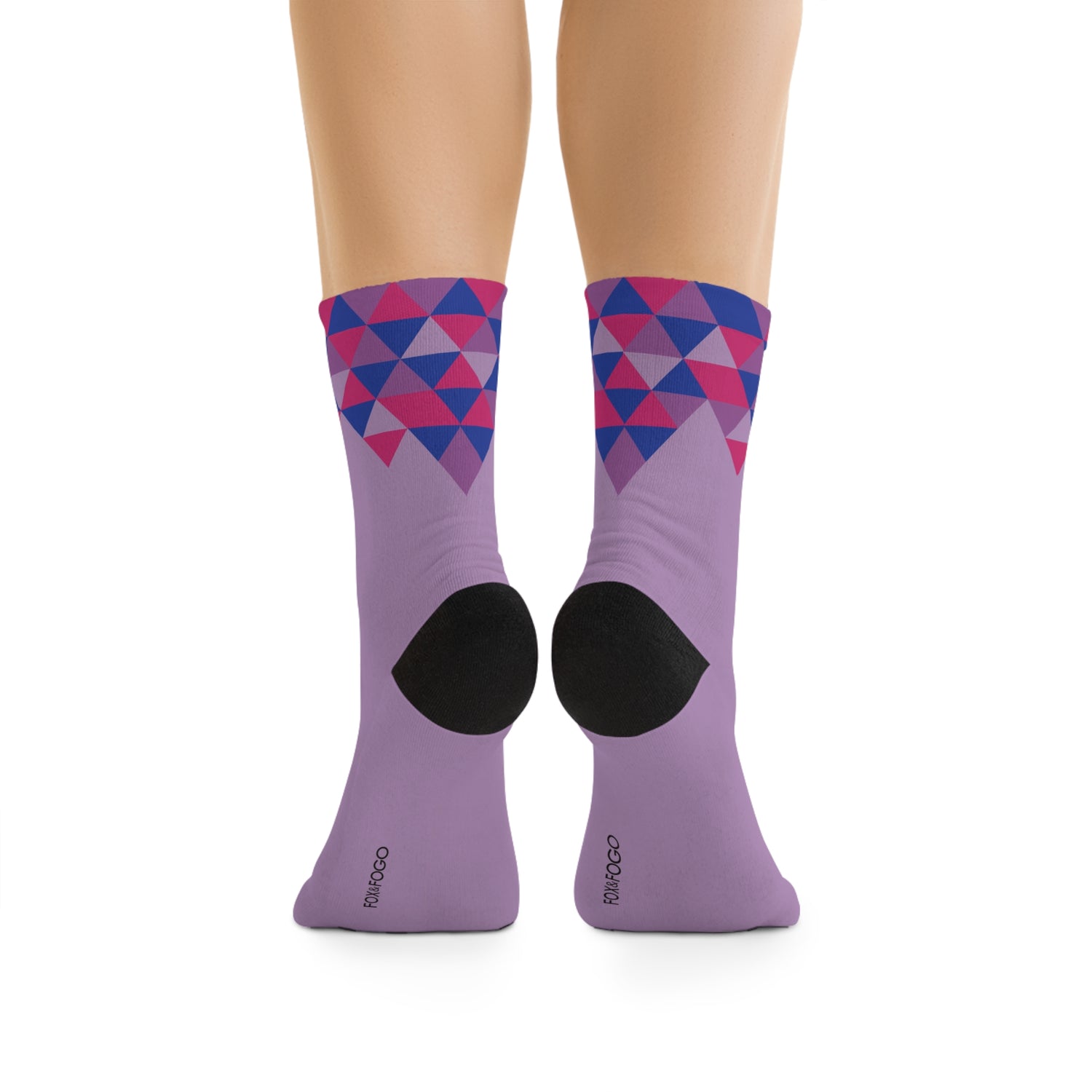 Bisexual Geometric Socks - Pride 365 Collection