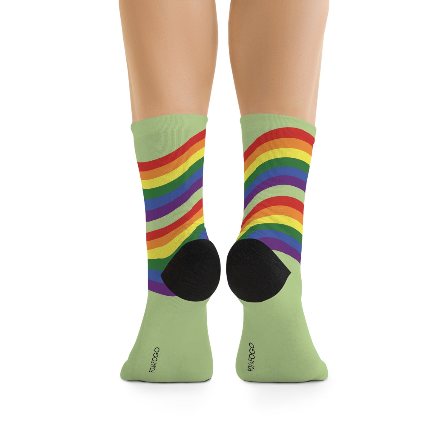 Pride Diagonal Flag Socks - Pride 365 Collection