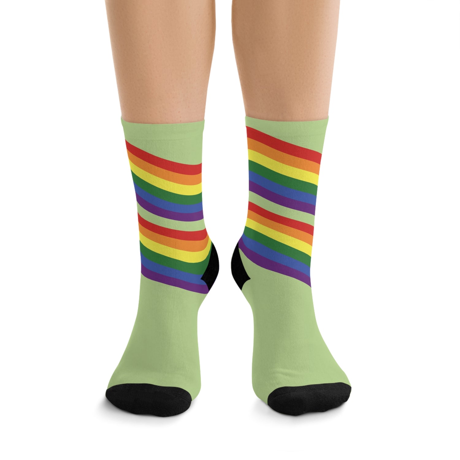 Pride Diagonal Flag Socks - Pride 365 Collection