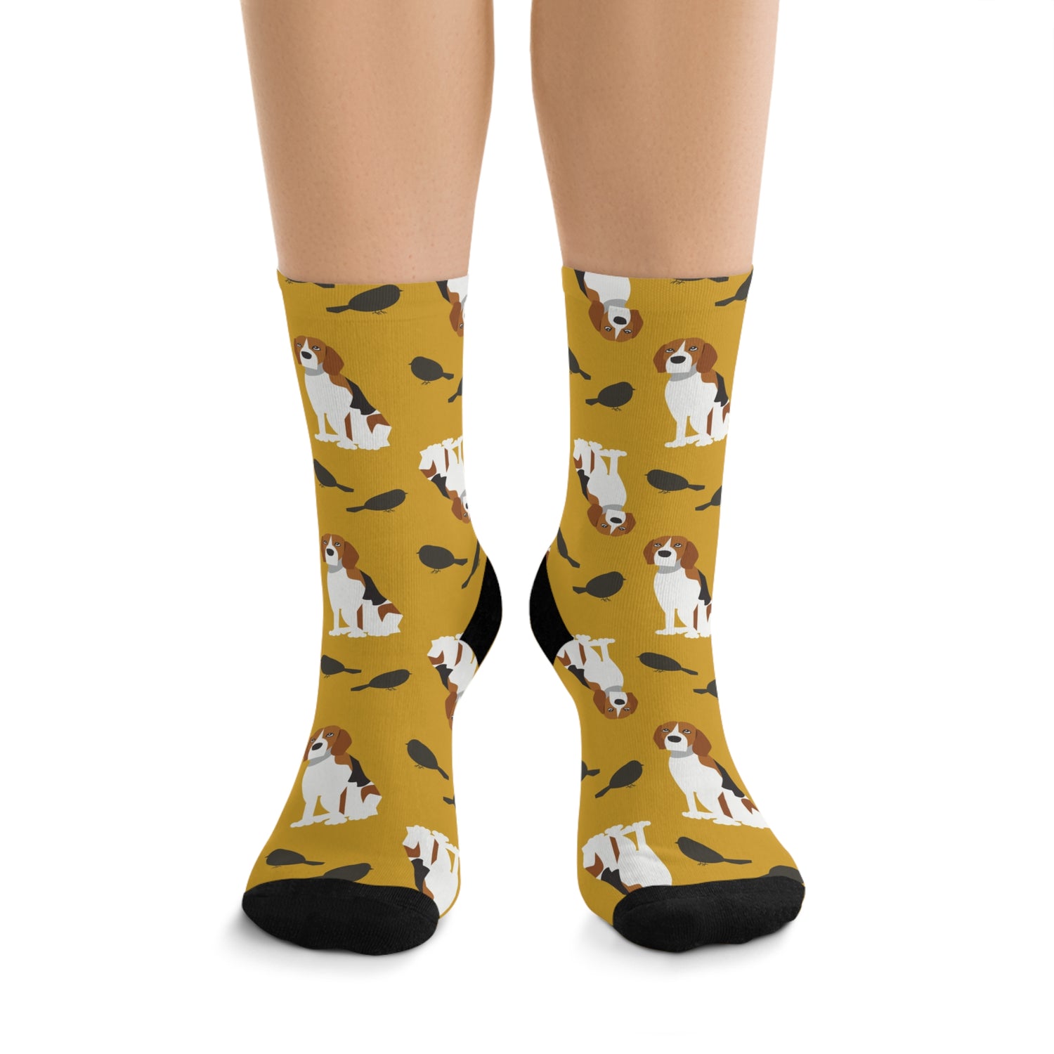 Yellow Beagle Socks - Dog Lover Socks