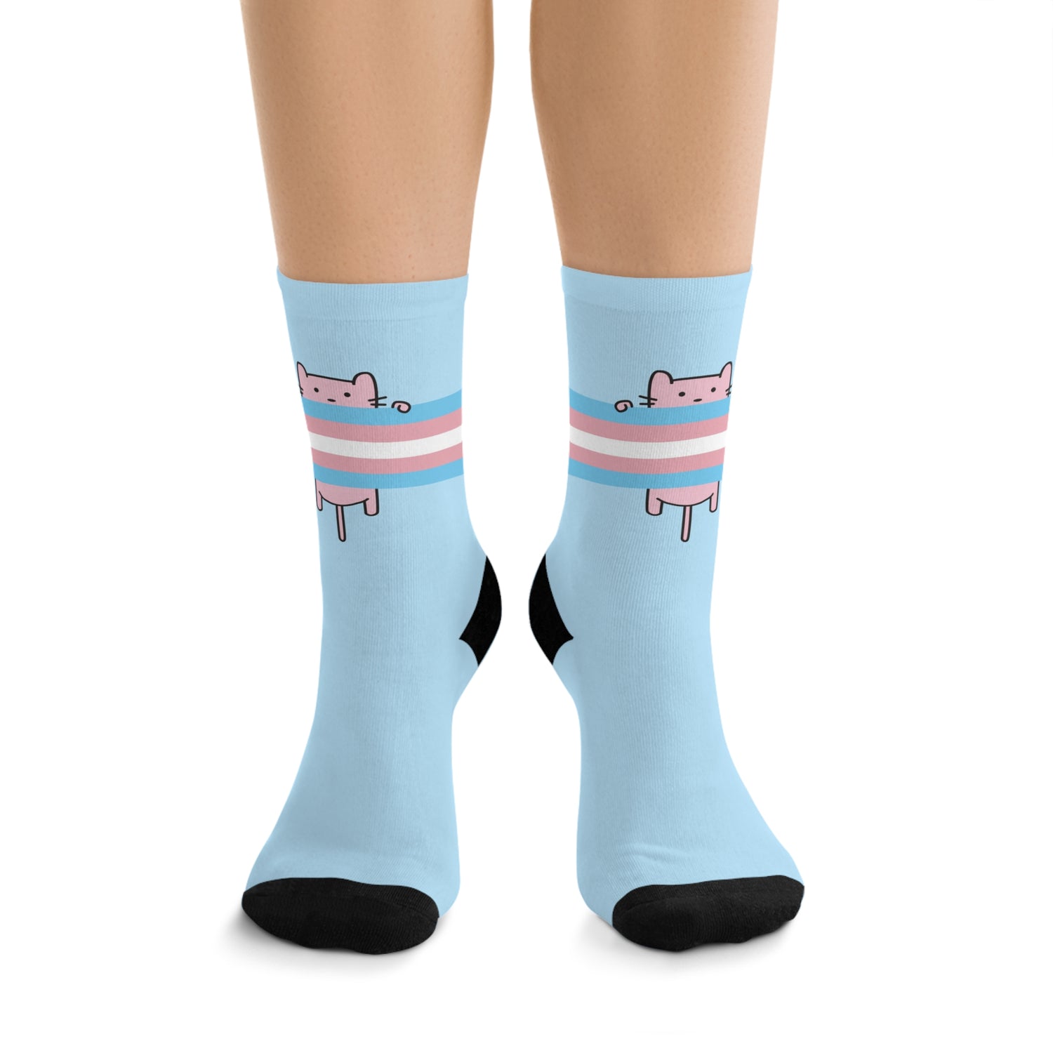 Transgender Cat Socks - Pride 365 Collection