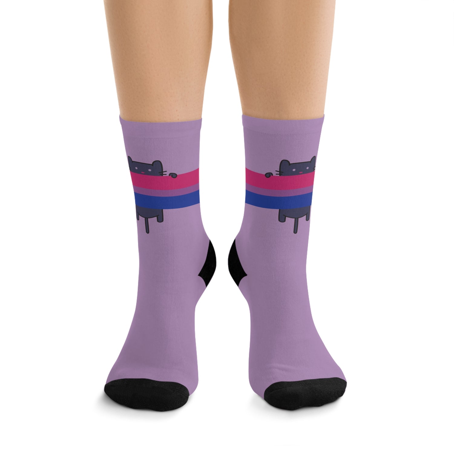 Bisexual Cat Socks - Pride 365 Collection