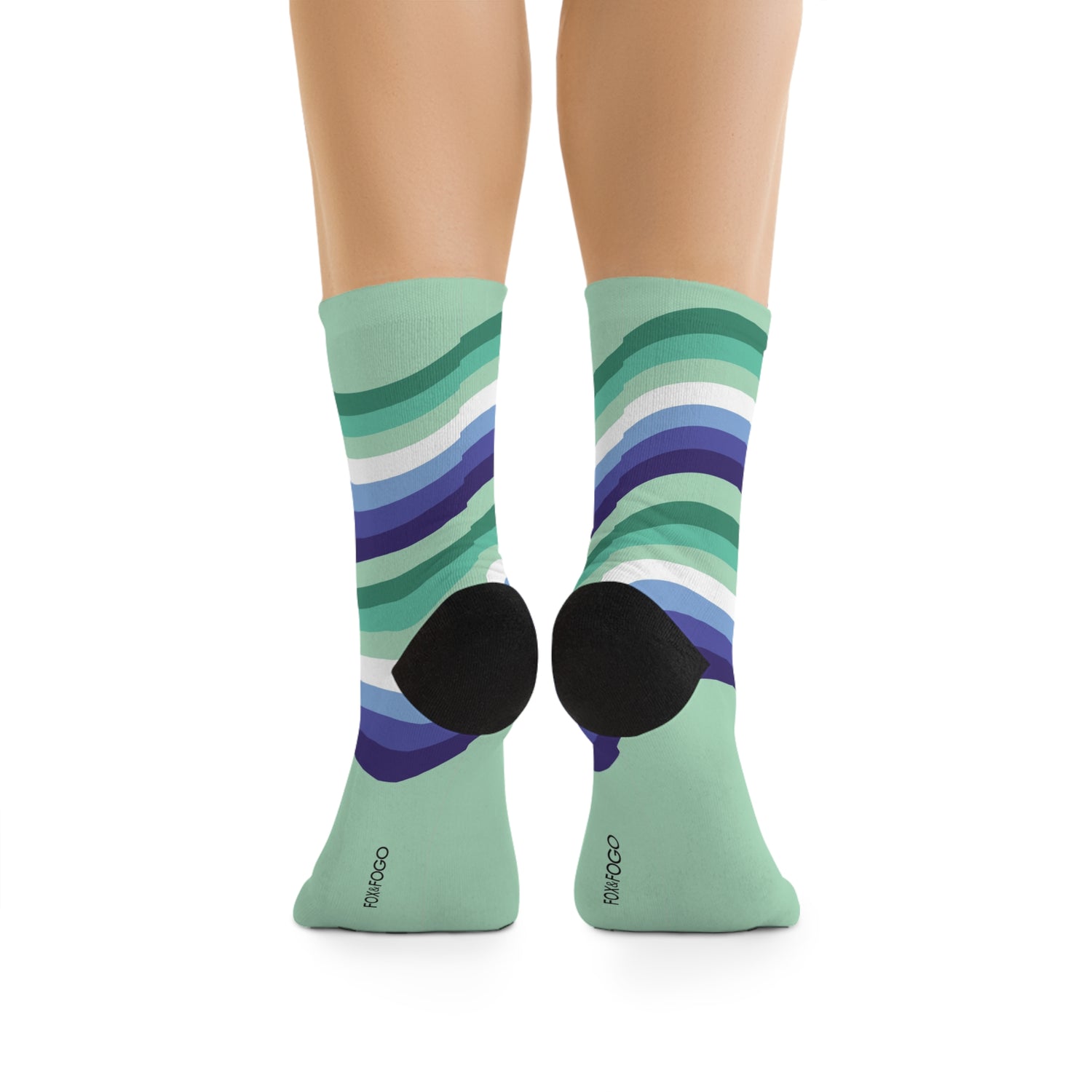 Gay Diagonal Stripe Flag Socks - Pride 365 Collection