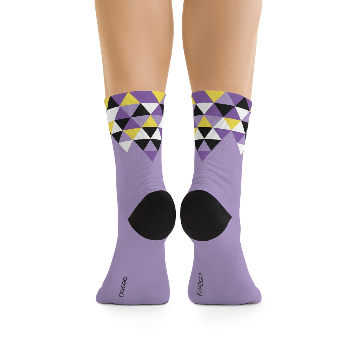 Non-binary Geometric Socks - Pride 365 Collection