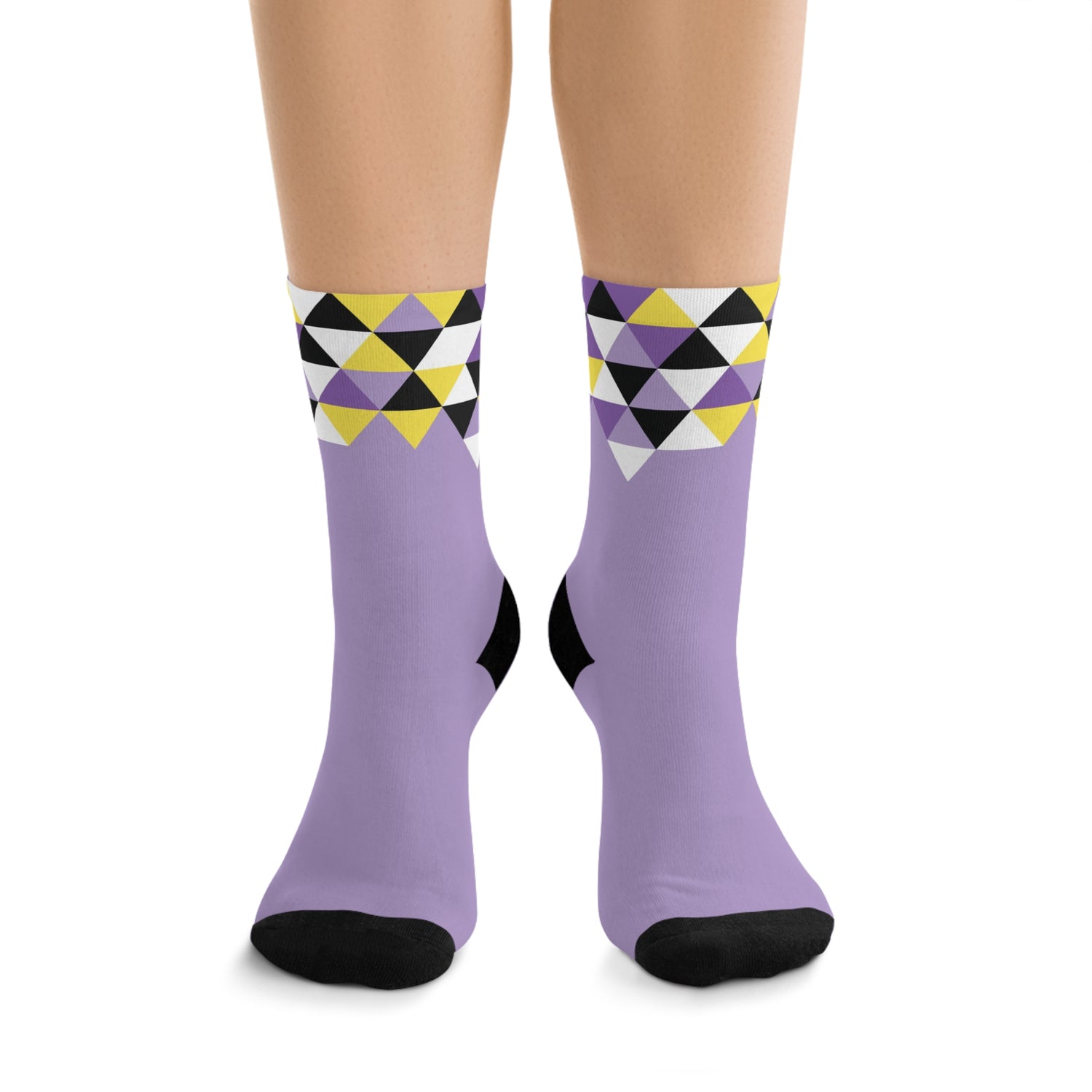 Non-binary Geometric Socks - Pride 365 Collection