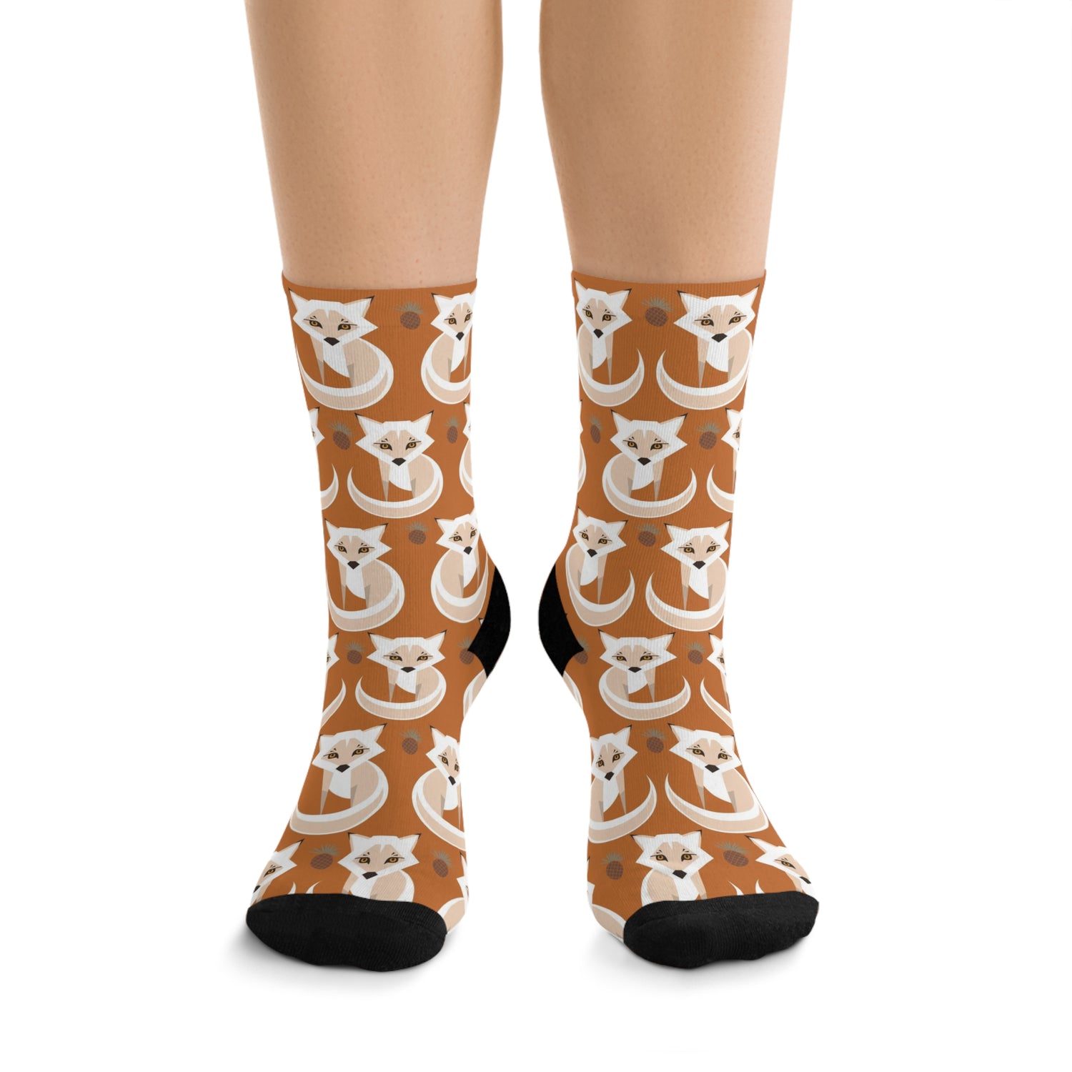 Think Outside the Fox - Fox Pattern Luxury Socks