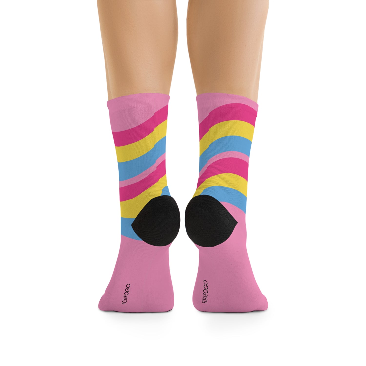 Pansexual Stripe Socks - Pride 365 Collection